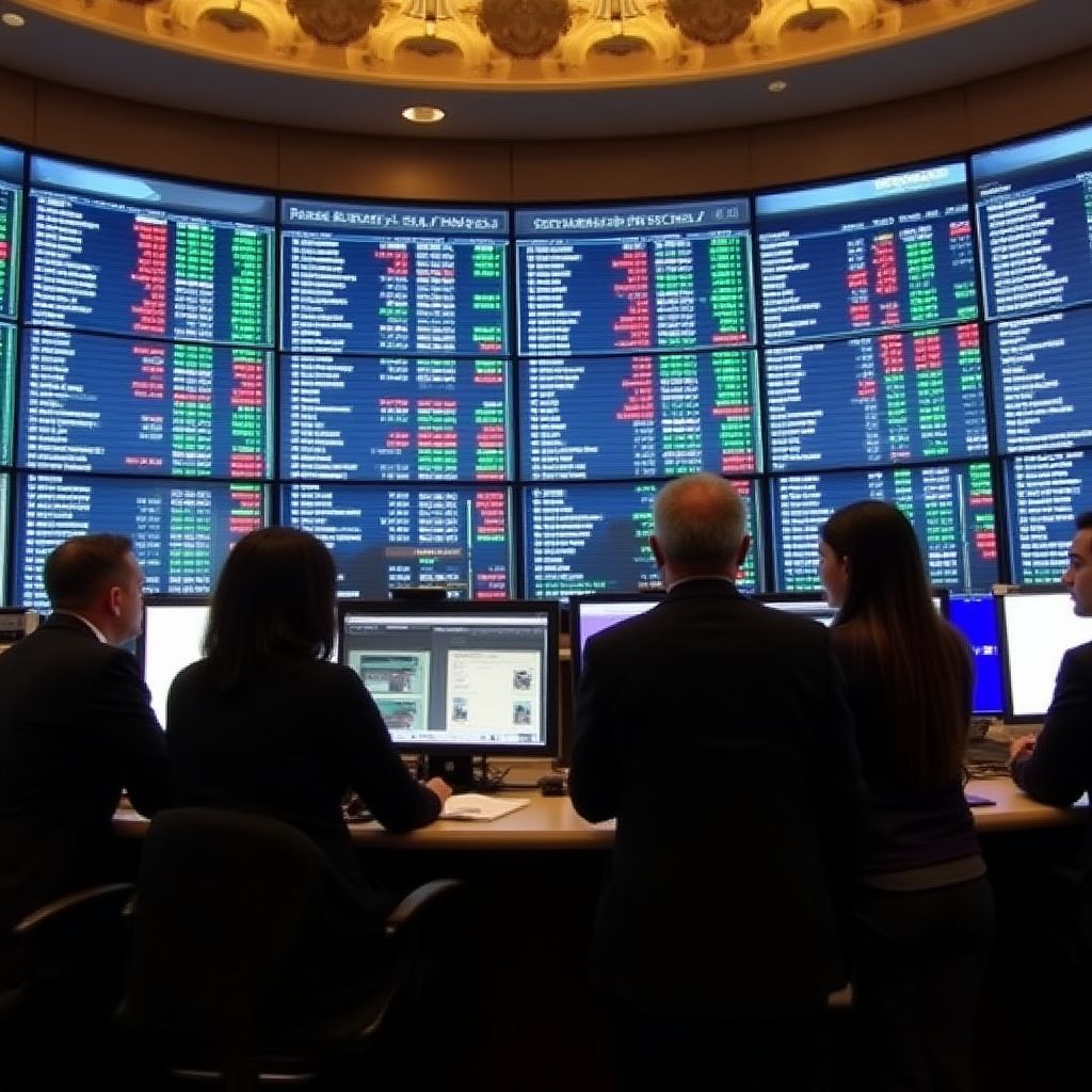 Equipo de InverArg en la Bolsa de Comercio de Buenos Aires