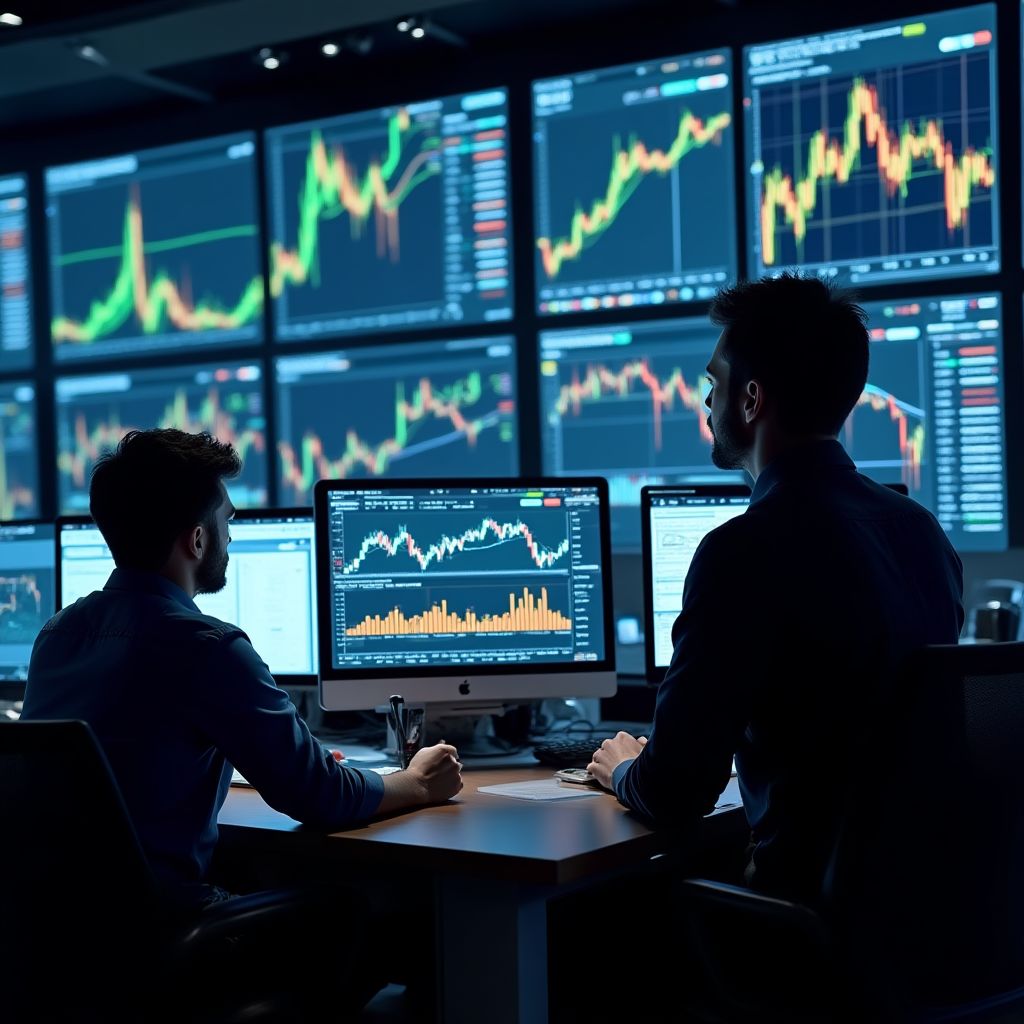 Análisis de mercado financiero argentino en pantallas múltiples
